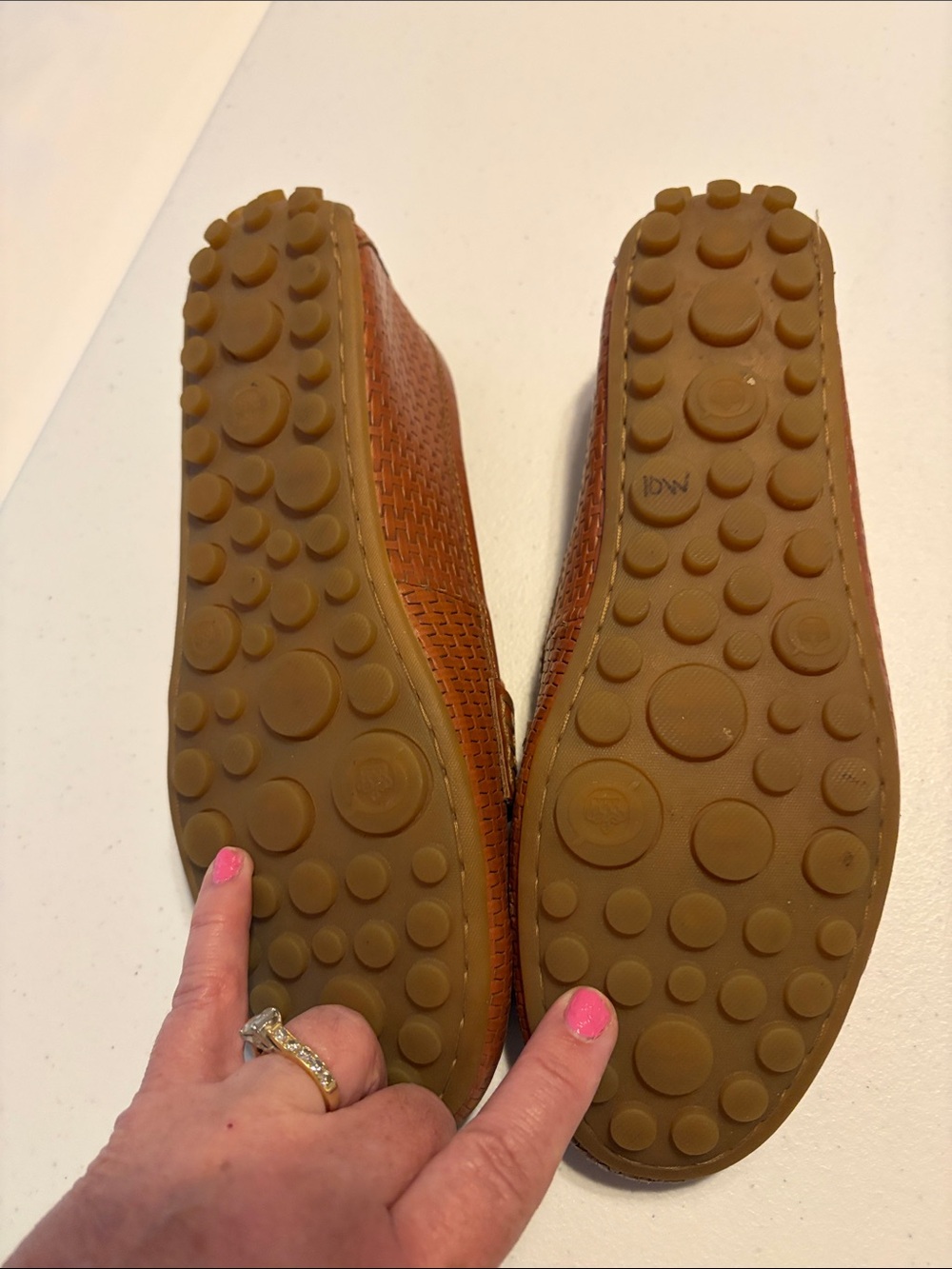 Born Brown Woven Leather Slip-On Loafers - Picture 3 of 4